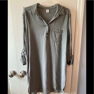 3/4 sleeve t-shirt dress